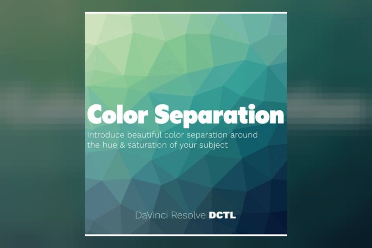 Color Separation DCTL by henry bobeck