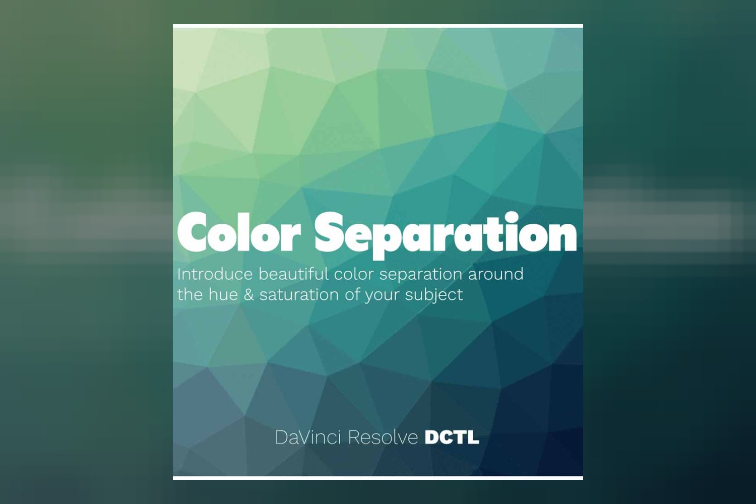 Color Separation DCTL by henry bobeck