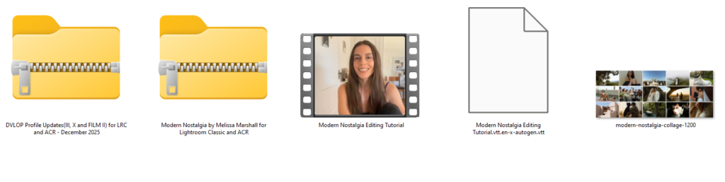 What is inside Dvlop Modern Nostalgia by Melissa Marshall