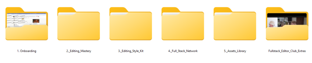 What is inside Fullstack Editor Club By Tom Lulofs