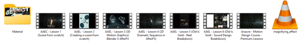 What is inside Master Cinematic Motion Design by Arsacre Academy