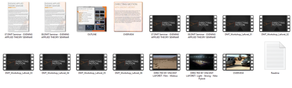 What is inside Vincent Laforet Directing Motion by Vincent Laforet